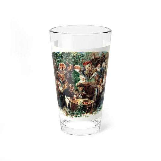 A Rich Glow at Christmas, Collier's, December 24, 1949 (Magazine Illustration) Pint Glass 16oz-16oz-Go Mug Yourself