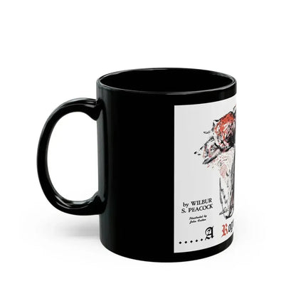 A Rogue And His Land (1), Blue Book Magazine, February 1947 - Black Coffee Mug - Go Mug Yourself