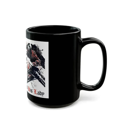 A Rogue And His Land (1), Blue Book Magazine, February 1947 - Black Coffee Mug - Go Mug Yourself