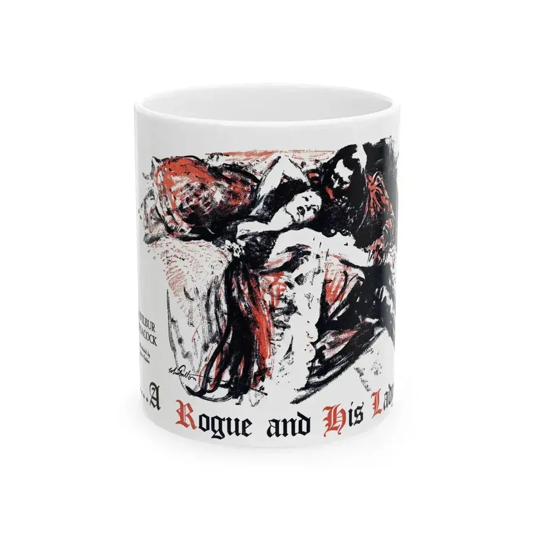 A Rogue And His Land (1), Blue Book Magazine, February 1947 - White Coffee Mug 11oz - Go Mug Yourself
