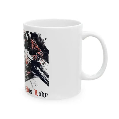 A Rogue And His Land (1), Blue Book Magazine, February 1947 - White Coffee Mug - Go Mug Yourself