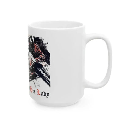 A Rogue And His Land (1), Blue Book Magazine, February 1947 - White Coffee Mug - Go Mug Yourself