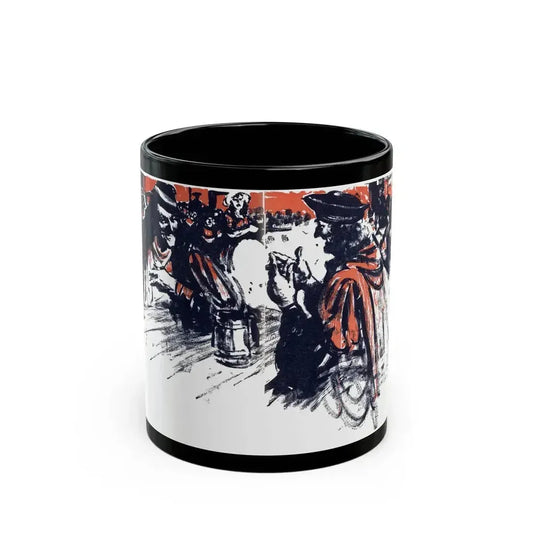 A Rogue And His Land (2), Blue Book Magazine, February 1947 - Black Coffee Mug 11oz - Go Mug Yourself