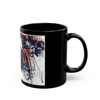 A Rogue And His Land (2), Blue Book Magazine, February 1947 - Black Coffee Mug - Go Mug Yourself