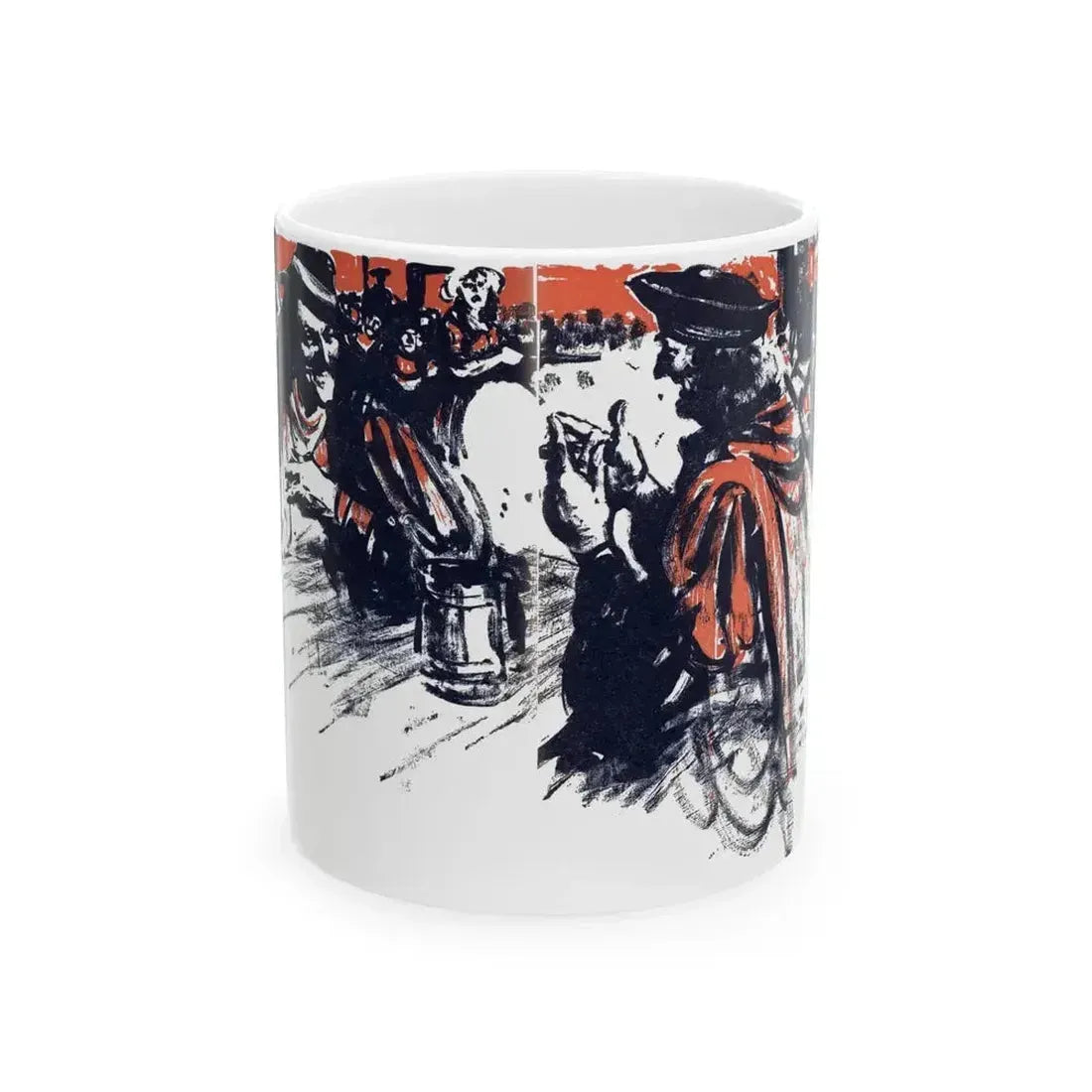 A Rogue And His Land (2), Blue Book Magazine, February 1947 - White Coffee Mug 11oz - Go Mug Yourself