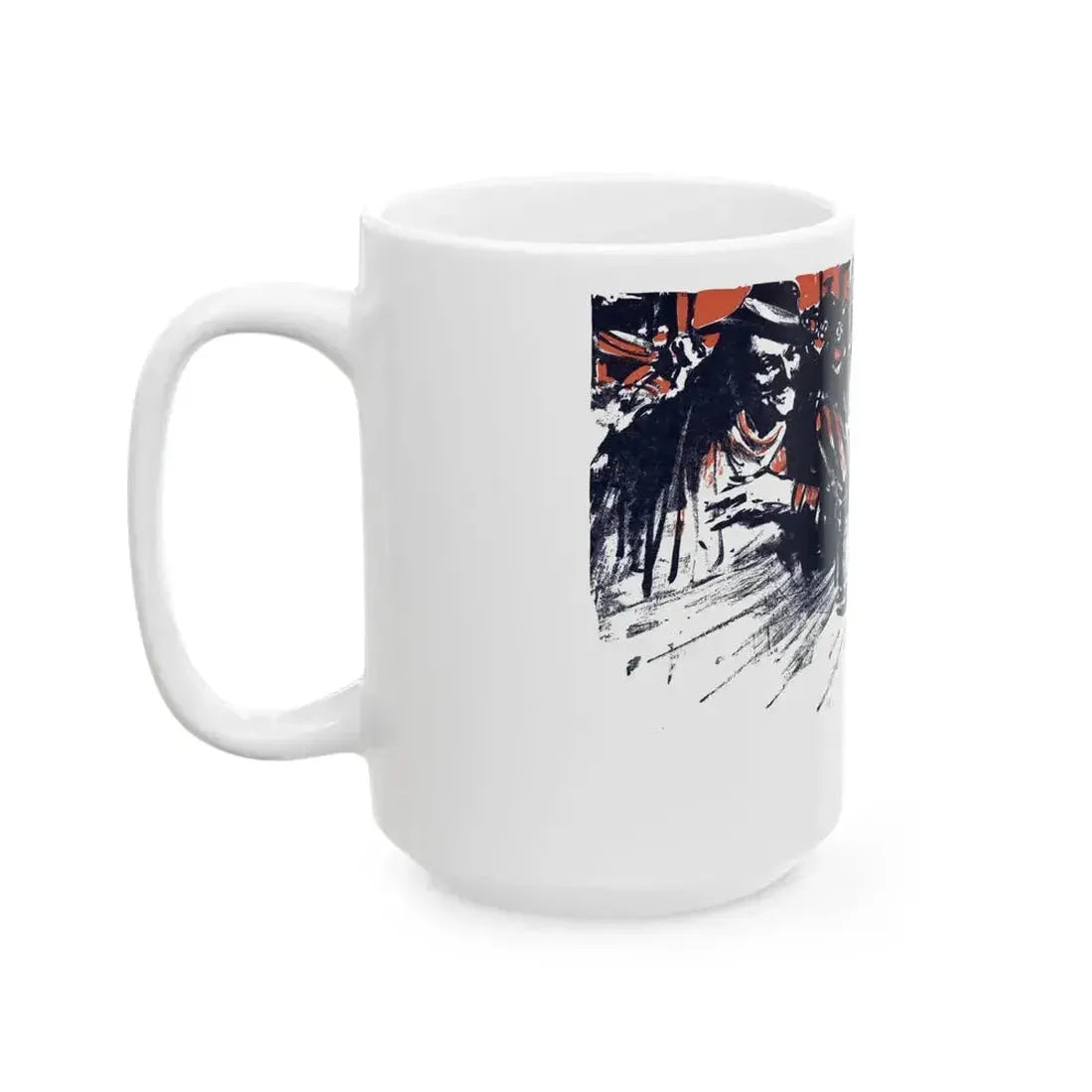 A Rogue And His Land (2), Blue Book Magazine, February 1947 - White Coffee Mug - Go Mug Yourself