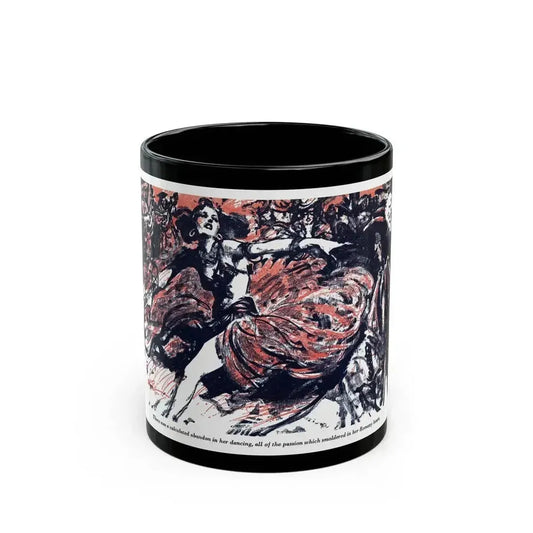 A Rogue And His Land (3), Blue Book Magazine, February 1947 - Black Coffee Mug 11oz - Go Mug Yourself