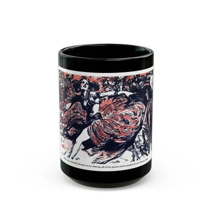A Rogue And His Land (3), Blue Book Magazine, February 1947 - Black Coffee Mug 15oz - Go Mug Yourself