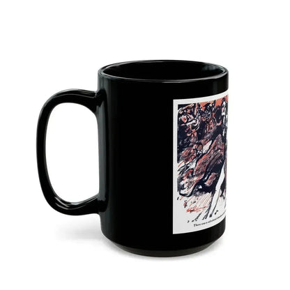 A Rogue And His Land (3), Blue Book Magazine, February 1947 - Black Coffee Mug - Go Mug Yourself