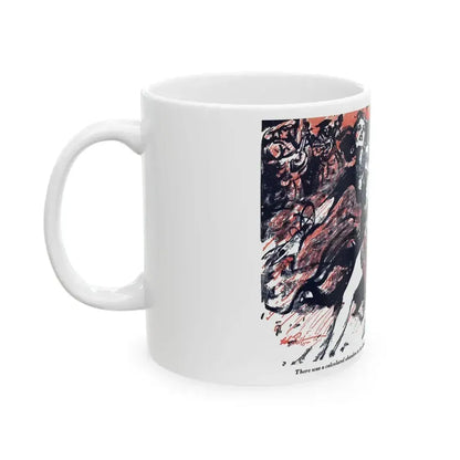 A Rogue And His Land (3), Blue Book Magazine, February 1947 - White Coffee Mug - Go Mug Yourself