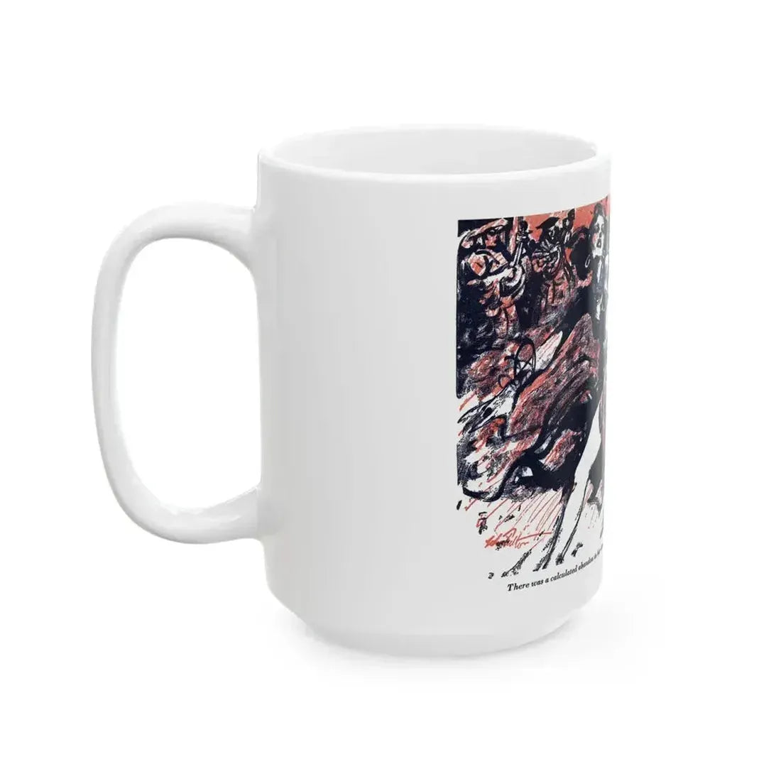 A Rogue And His Land (3), Blue Book Magazine, February 1947 - White Coffee Mug - Go Mug Yourself