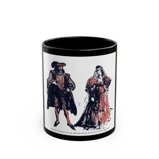 A Rogue And His Land (4), Blue Book Magazine, February 1947 - Black Coffee Mug 11oz - Go Mug Yourself