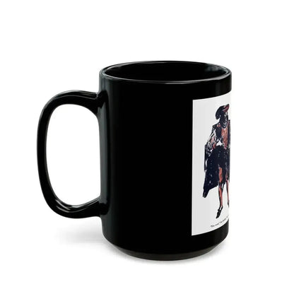 A Rogue And His Land (4), Blue Book Magazine, February 1947 - Black Coffee Mug - Go Mug Yourself