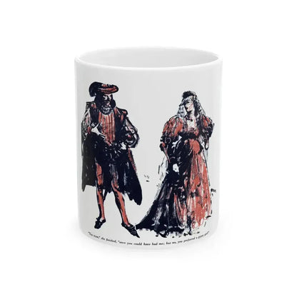 A Rogue And His Land (4), Blue Book Magazine, February 1947 - White Coffee Mug 11oz - Go Mug Yourself