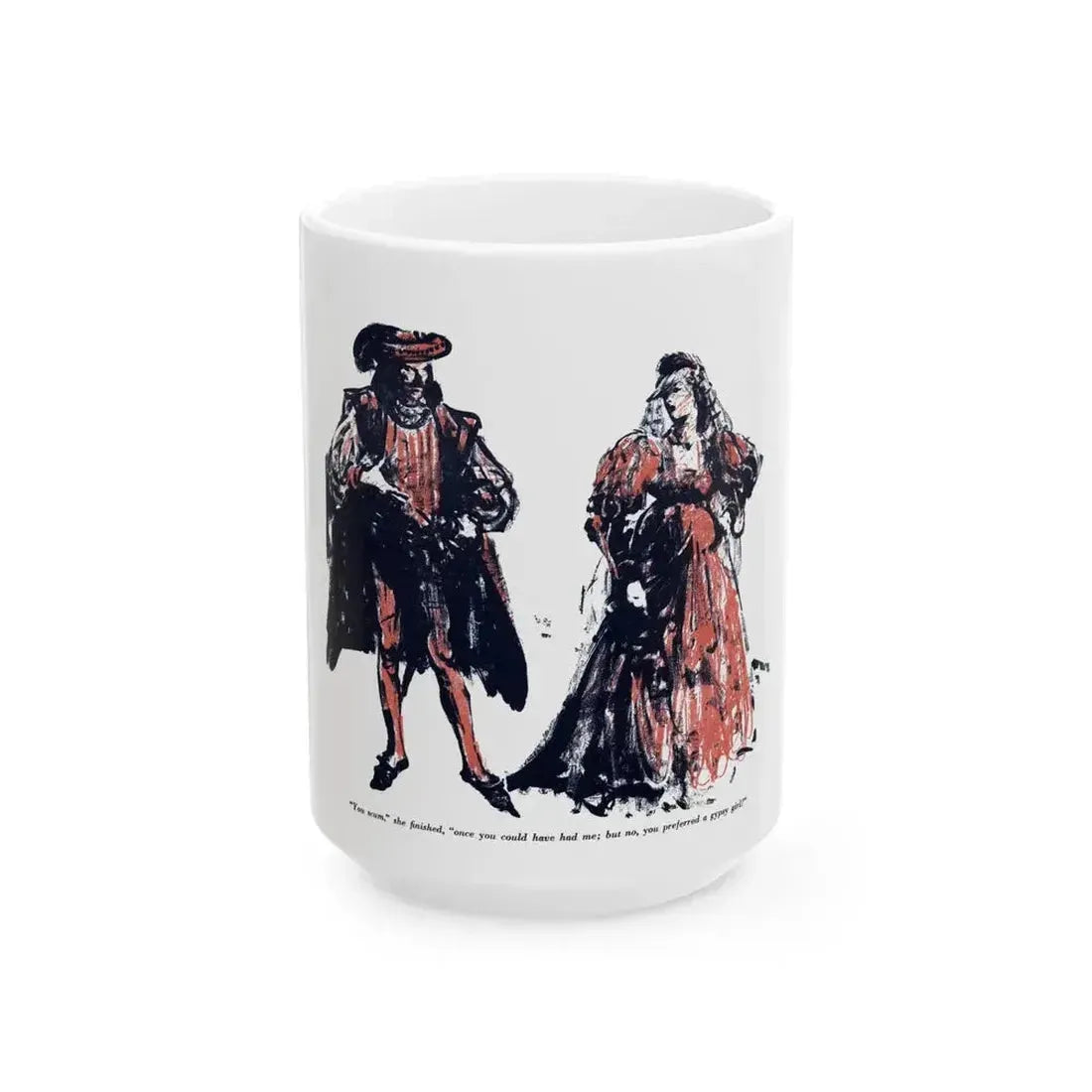 A Rogue And His Land (4), Blue Book Magazine, February 1947 - White Coffee Mug 15oz - Go Mug Yourself