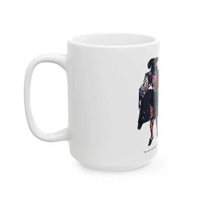 A Rogue And His Land (4), Blue Book Magazine, February 1947 - White Coffee Mug - Go Mug Yourself