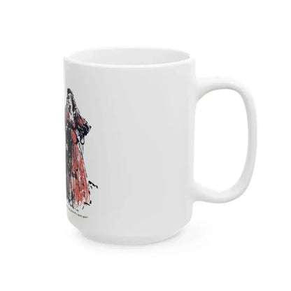 A Rogue And His Land (4), Blue Book Magazine, February 1947 - White Coffee Mug - Go Mug Yourself