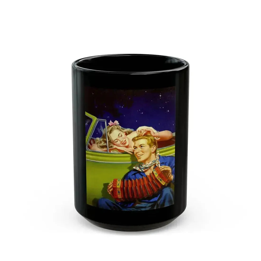 A Romance of the Old West, June 1948 - Black Coffee Mug 15oz - Go Mug Yourself