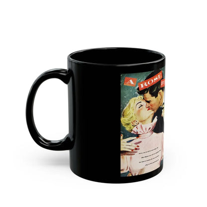 A Rose for Miss Hogan, Good Housekeeping, September 1950 - Black Coffee Mug-Go Mug Yourself