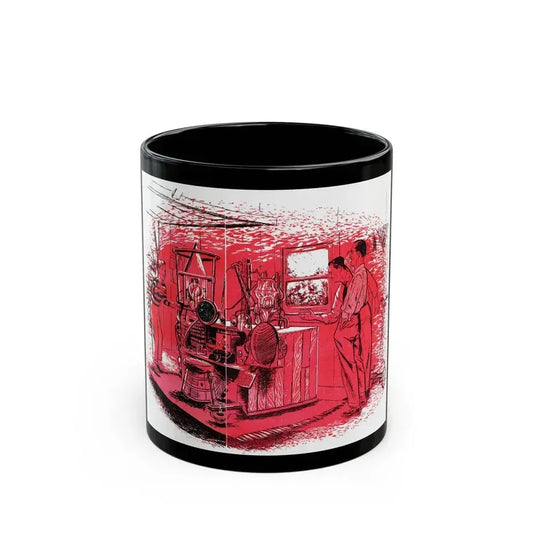 A Rosy Future For Roderick, Bluebook, August 1952 - Black Coffee Mug 11oz - Go Mug Yourself