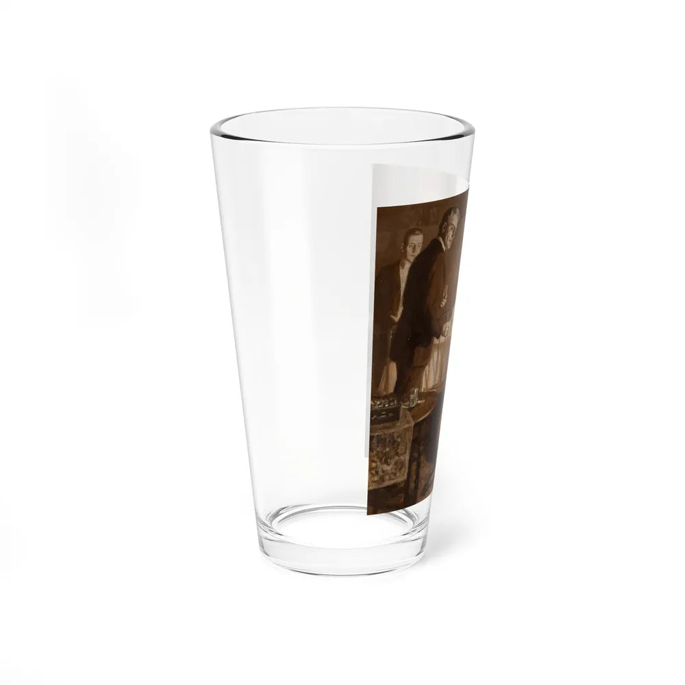 A Sad Time, interior story illustration (Magazine Illustration) Pint Glass 16oz-Go Mug Yourself