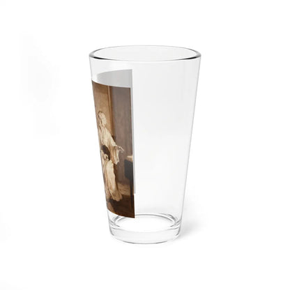 A Sad Time, interior story illustration (Magazine Illustration) Pint Glass 16oz-Go Mug Yourself