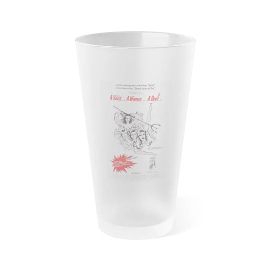 A SAINT... A WOMAN... A DEVIL 1977 Movie Poster - Frosted Pint Glass 16oz-16oz-Frosted-Go Mug Yourself