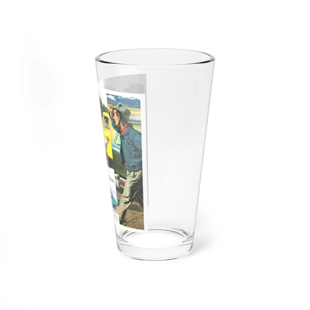 A Scanner Mash-Up II, 1958 (Magazine Illustration) Pint Glass 16oz-Go Mug Yourself