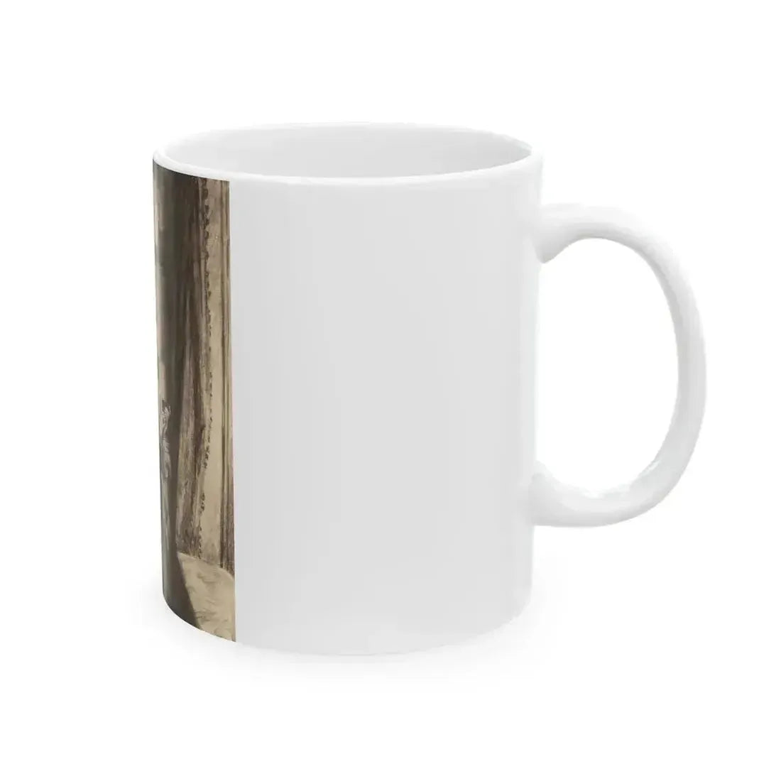 A Secret Encounter, American Legion magazine story illustration, circa 1930 - White Coffee Mug - Go Mug Yourself