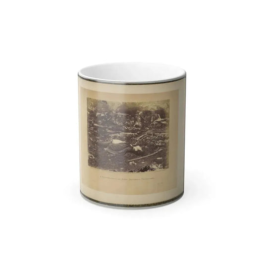 A Sharpshooter's Last Sleep, Gettysburg, Pennsylvania (U.S. Civil War) Color Changing Coffee Mug 11oz Default Title 11oz - Go Mug Yourself
