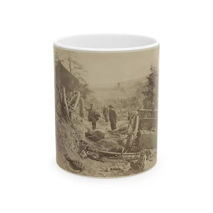 A Shattered Caisson, Fredericksburg, Va.(2) (U.S. Civil War) White Coffee Mug 11oz - Go Mug Yourself