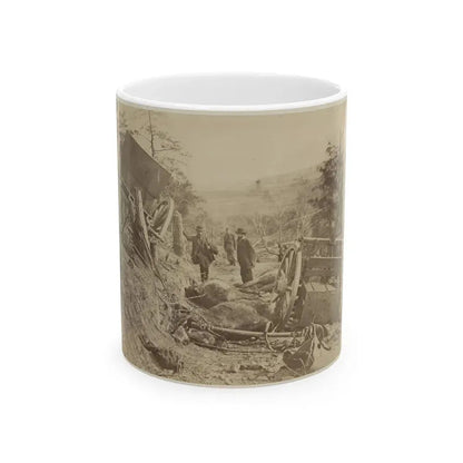 A Shattered Caisson, Fredericksburg, Va.(2) (U.S. Civil War) White Coffee Mug 11oz - Go Mug Yourself