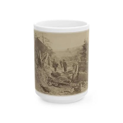 A Shattered Caisson, Fredericksburg, Va.(2) (U.S. Civil War) White Coffee Mug 15oz - Go Mug Yourself