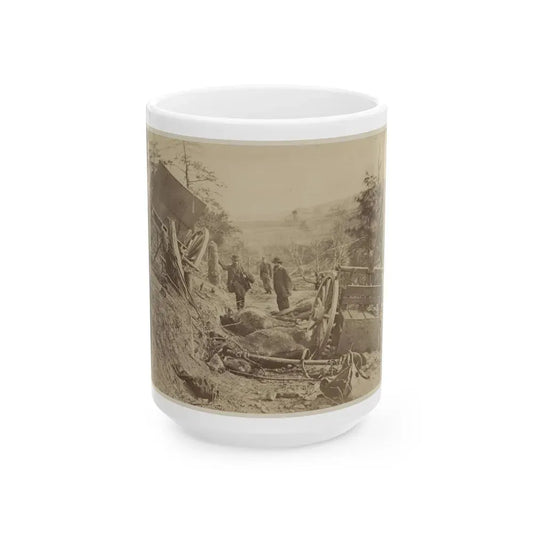 A Shattered Caisson, Fredericksburg, Va.(2) (U.S. Civil War) White Coffee Mug 15oz - Go Mug Yourself