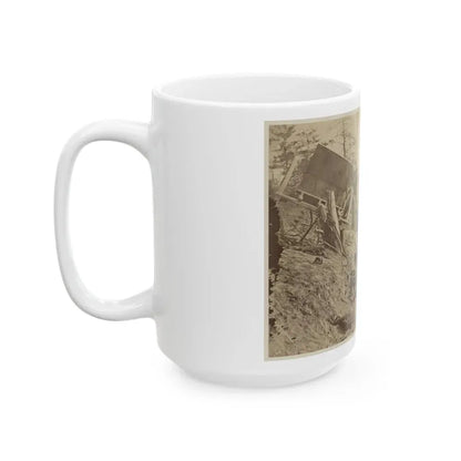 A Shattered Caisson, Fredericksburg, Va.(2) (U.S. Civil War) White Coffee Mug - Go Mug Yourself