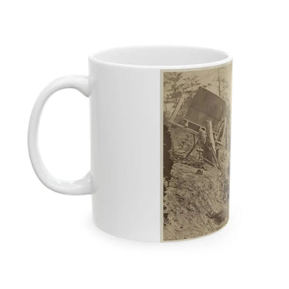 A Shattered Caisson, Fredericksburg, Va.(2) (U.S. Civil War) White Coffee Mug - Go Mug Yourself
