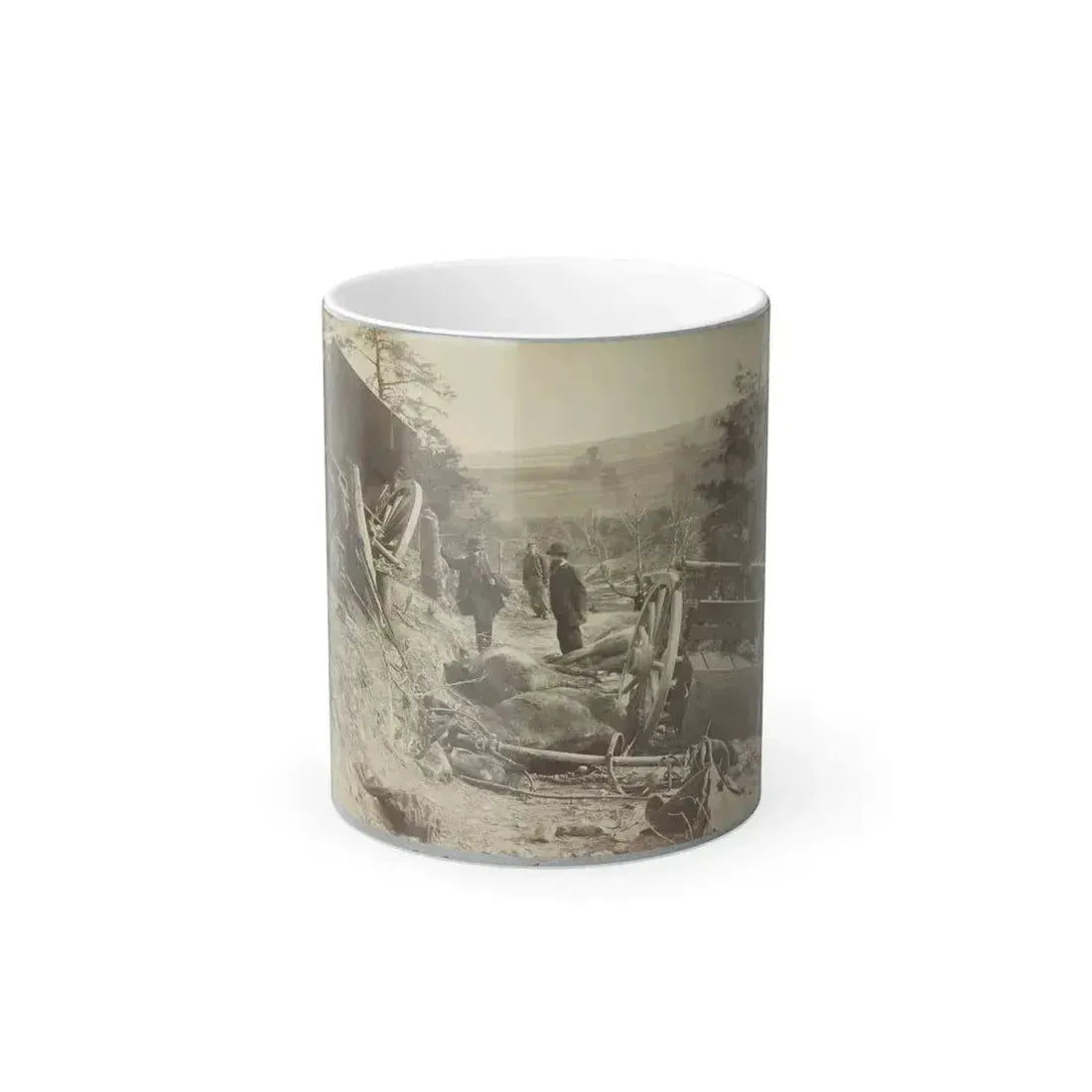 A Shattered Caisson, Fredericksburg, Va. (U.S. Civil War) Color Changing Coffee Mug 11oz Default Title 11oz - Go Mug Yourself