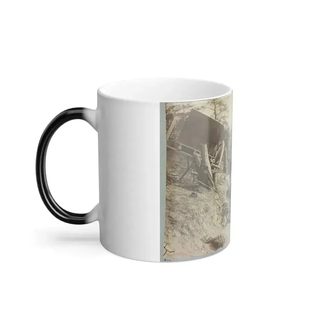 A Shattered Caisson, Fredericksburg, Va. (U.S. Civil War) Color Changing Coffee Mug 11oz - Go Mug Yourself