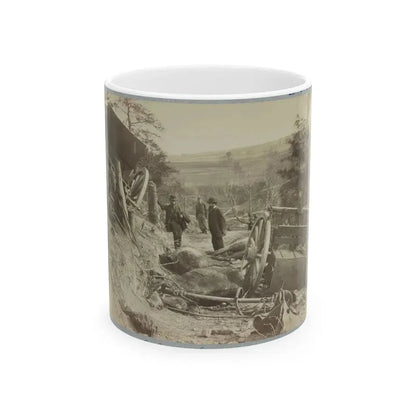 A Shattered Caisson, Fredericksburg, Va. (U.S. Civil War) White Coffee Mug 11oz - Go Mug Yourself