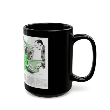 A Ship's a Lady, Too, Chatelaine, April 1944 - Black Coffee Mug - Go Mug Yourself