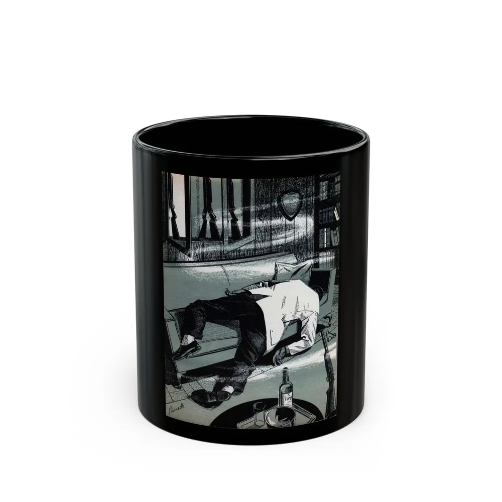 A Shot in the Dark, Bluebook Magazine, April 1956 - Black Coffee Mug-11oz-Go Mug Yourself