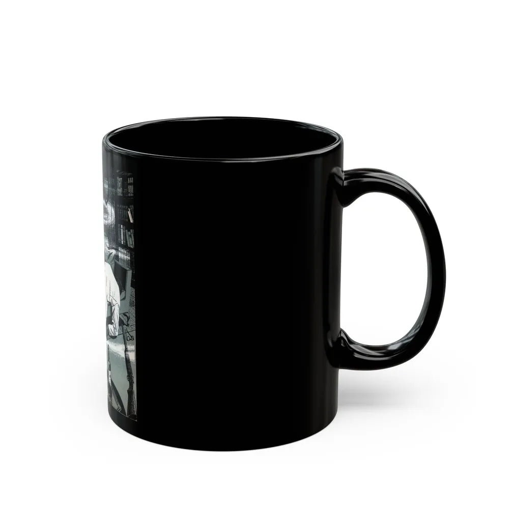 A Shot in the Dark, Bluebook Magazine, April 1956 - Black Coffee Mug-Go Mug Yourself