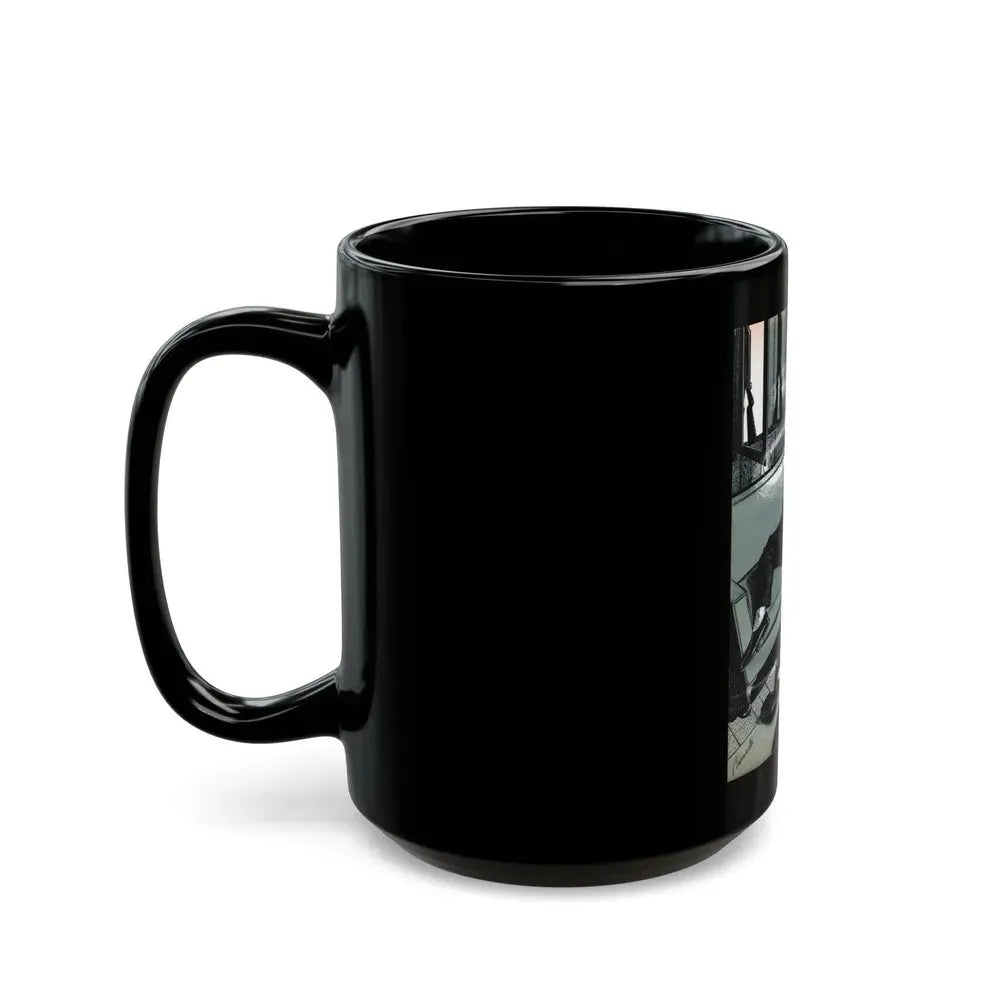 A Shot in the Dark, Bluebook Magazine, April 1956 - Black Coffee Mug - Go Mug Yourself