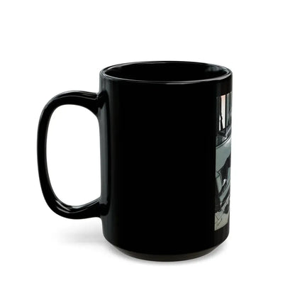 A Shot in the Dark, Bluebook Magazine, April 1956 - Black Coffee Mug - Go Mug Yourself
