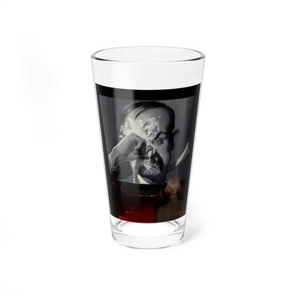 A Silent Comedy, probable magazine cover, 1927 (Magazine Illustration) Pint Glass 16oz - Go Mug Yourself