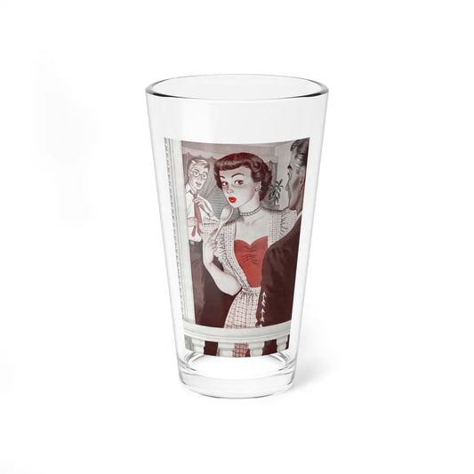 A Simple Act Of Justice by Jerome Weidman, Good Housekeeping magazine, 1950 (Magazine Illustration) Pint Glass 16oz-16oz-Go Mug Yourself