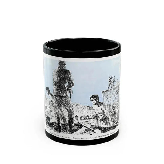 A Slave Escapes from Atomgrad (1), Blue Book Magazine, March 1950 - Black Coffee Mug 11oz - Go Mug Yourself
