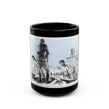 A Slave Escapes from Atomgrad (1), Blue Book Magazine, March 1950 - Black Coffee Mug 15oz - Go Mug Yourself