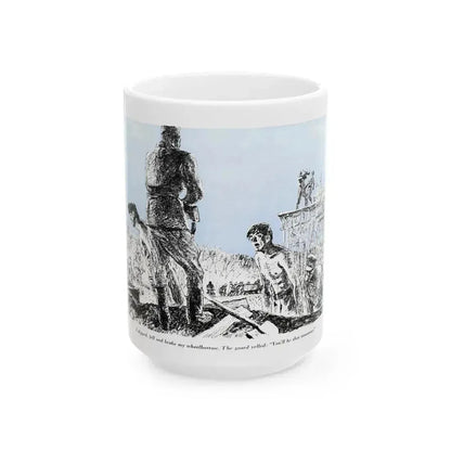 A Slave Escapes from Atomgrad (1), Blue Book Magazine, March 1950 - White Coffee Mug 15oz - Go Mug Yourself