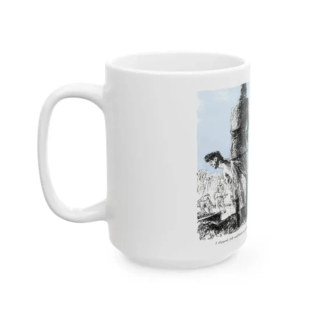 A Slave Escapes from Atomgrad (1), Blue Book Magazine, March 1950 - White Coffee Mug - Go Mug Yourself